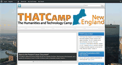 Desktop Screenshot of newengland2011.thatcamp.org