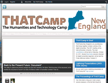 Tablet Screenshot of newengland2011.thatcamp.org