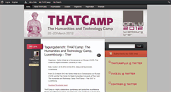 Desktop Screenshot of luxembourg2012.thatcamp.org