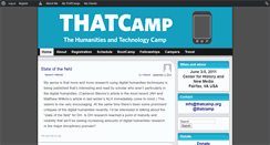 Desktop Screenshot of chnm2011.thatcamp.org