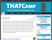 Tablet Screenshot of chnm2011.thatcamp.org