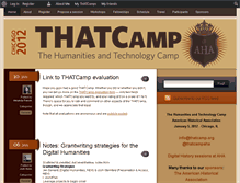 Tablet Screenshot of aha2012.thatcamp.org