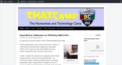 Desktop Screenshot of hbcu2012.thatcamp.org
