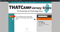 Desktop Screenshot of jerseyshore2011.thatcamp.org