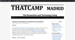 Desktop Screenshot of madrid2011.thatcamp.org