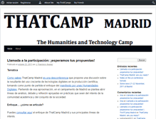 Tablet Screenshot of madrid2011.thatcamp.org