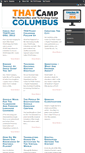 Mobile Screenshot of columbus2010.thatcamp.org