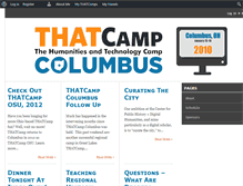 Tablet Screenshot of columbus2010.thatcamp.org