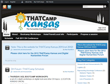 Tablet Screenshot of kansas2011.thatcamp.org