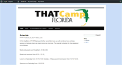 Desktop Screenshot of florida2011.thatcamp.org