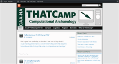 Desktop Screenshot of caana2012.thatcamp.org