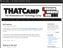 Tablet Screenshot of gta2011.thatcamp.org