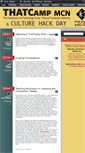 Mobile Screenshot of mcn2011.thatcamp.org