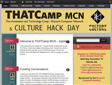 Tablet Screenshot of mcn2011.thatcamp.org