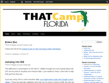 Tablet Screenshot of florida2012.thatcamp.org